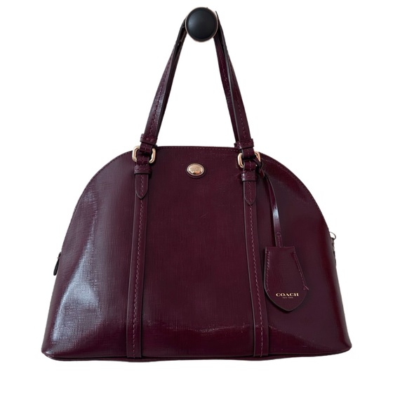 Coach Burgundy Shoulder Bag - Picture 2 of 13